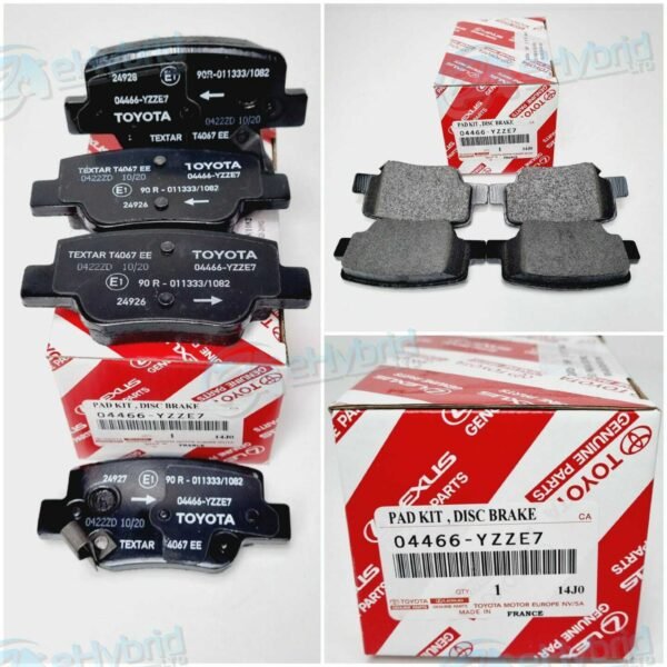 GENUINE TOYOTA VERSO REAR BRAKE PADS  2.2 D-4D 2009 TO 2017 OEM PART 04466-YZZE7