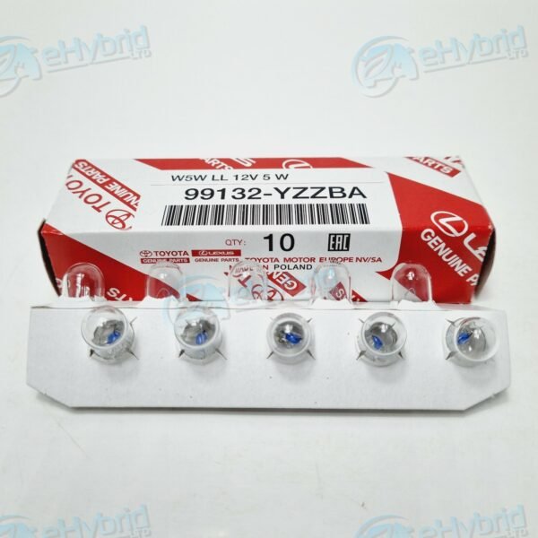 GENUINE TOYOTA W5W LL HALOGEN BULB 12V 5W SIDELIGHT NUMBER PLATE BULB 99132YZZBA - Image 3