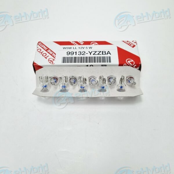 GENUINE TOYOTA W5W LL HALOGEN BULB 12V 5W SIDELIGHT NUMBER PLATE BULB 99132YZZBA - Image 4