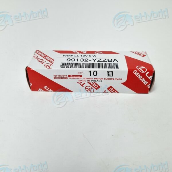 GENUINE TOYOTA W5W LL HALOGEN BULB 12V 5W SIDELIGHT NUMBER PLATE BULB 99132YZZBA - Image 5