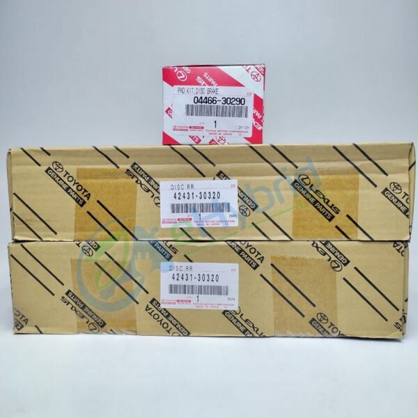 Genuine Lexus GS350, 250 Rear Brake Discs 2012-18 OEM 42431-30320 & 04466-30290