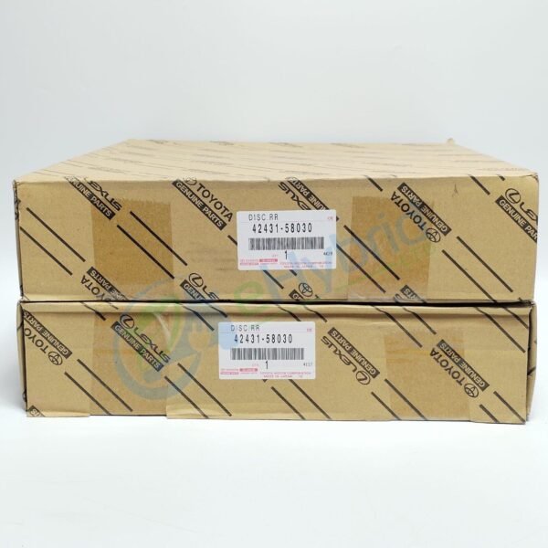 Genuine Toyota Alphard Hybrid Rear Brake Discs AYH30 2015 Onward Oem 42431-58030