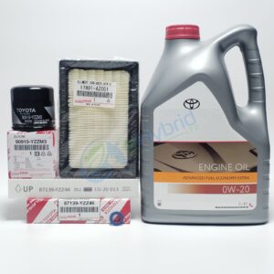 Genuine Toyota Aygo Service Kit KGB40 2014 To 2018 With 0W20 Oil & All Filters