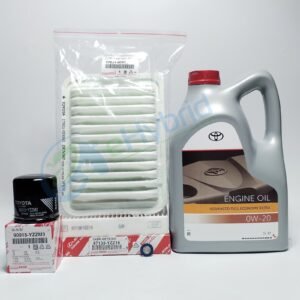 Genuine Toyota Sienta NCP175 Service Kit 2015 - 2022 With 0W20 Oil & All Filters