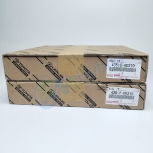 Genuine Toyota Yaris Hybrid 1.5L Front Brake Discs 2013 To 2020 Oem 43512-0D210
