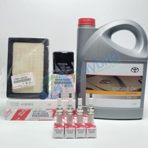 GenuineToyota Yaris Hybrid Service Kit With 5W30 Oil  & Spark Plugs 2012 onwards