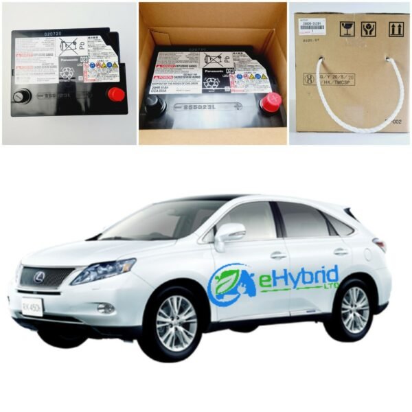 LEXUS RX450H 12V BATTERY GENUINE OEM PANASONIC S55D23L 2008 TO 2015 28800-31291